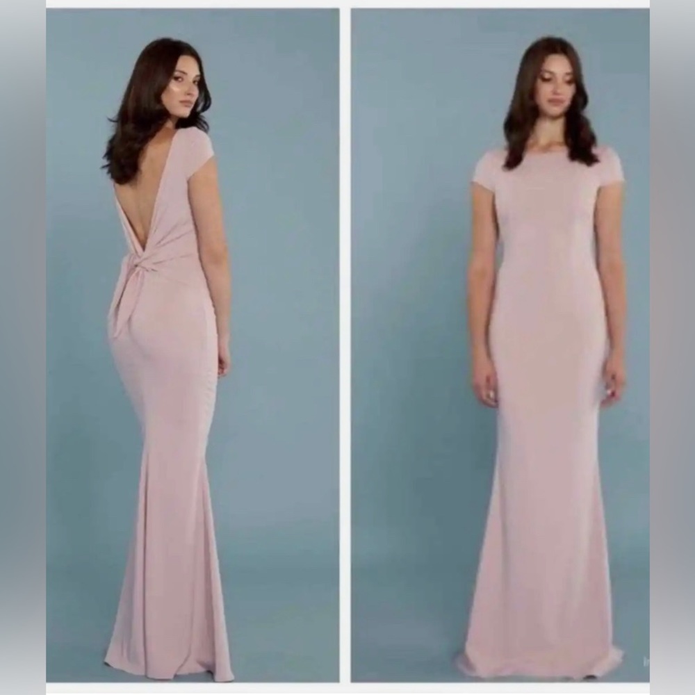 Katie May Intrigue Dress in Dusty Rose
